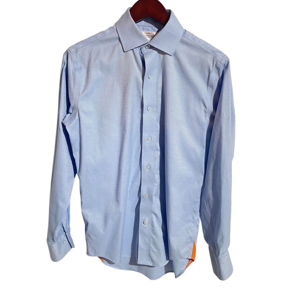 Lorenzo Uomo Perfect Blue Slim Fit Button Down Shirt